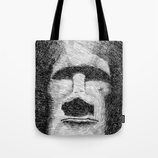 Easter island - Moai statue - Ink Tote Bag