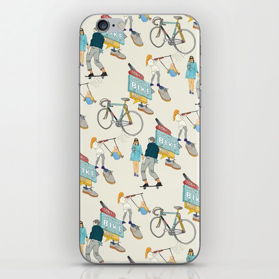 Tonys Bike Shop iPhone & iPod Skin