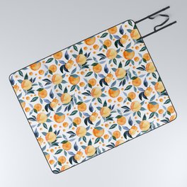 Watercolor oranges Picnic Blanket