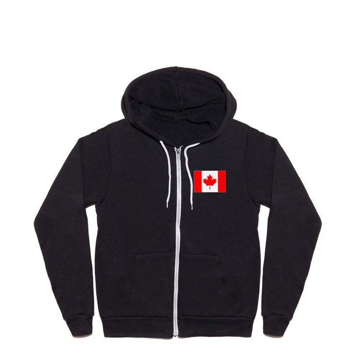 Flag of Canada - Canadian Flag Full Zip Hoodie
