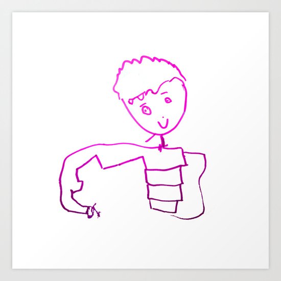 The Little Prince | Elisavet first drawing Art Print