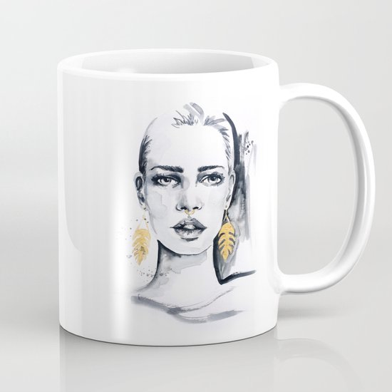 Golden leaf Mug