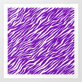 Zebra 09 Art Print