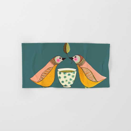 a tea for two Hand & Bath Towel