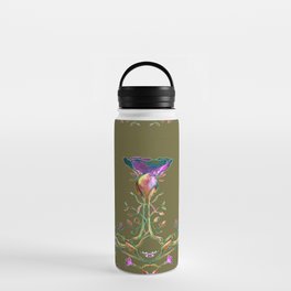 Flower and art nouveau - series 3 Water Bottle