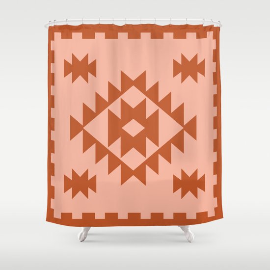 Zili In Peach Shower Curtain By Beckybailey1 Society6