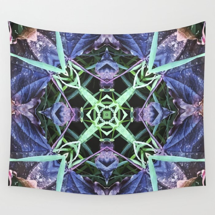 Purple Rose Wall Tapestry