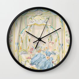 Marie Antoinette Petite Maison Wall Clock