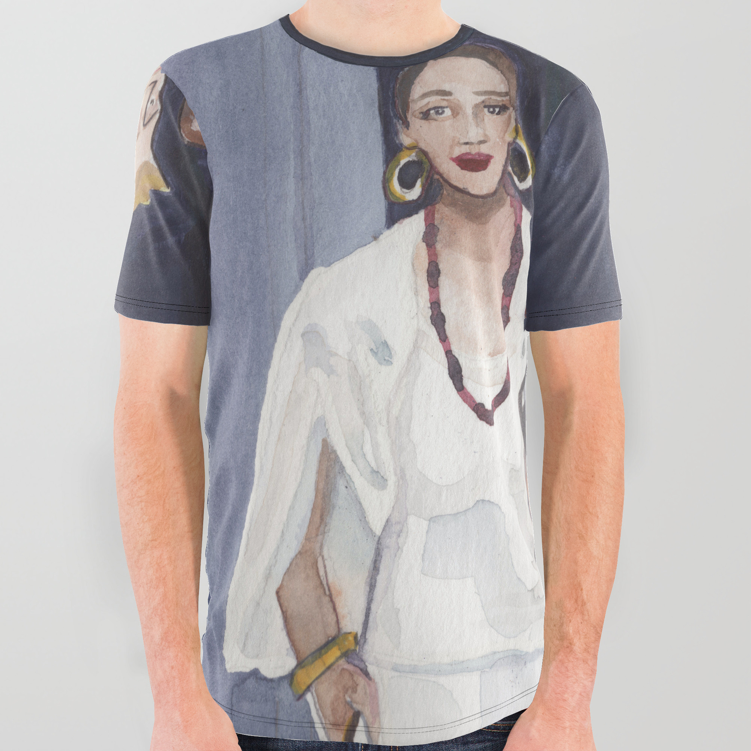 Alexandria Ocasio Cortez All Over Graphic Tee By Femmetomorrow