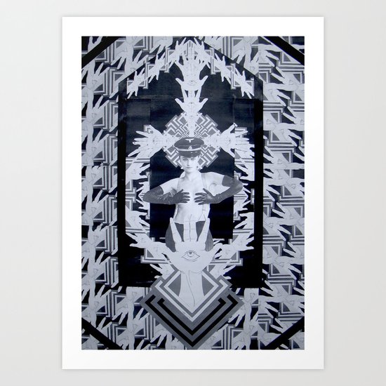 CHECKPOINT CHARLOTTE Art Print