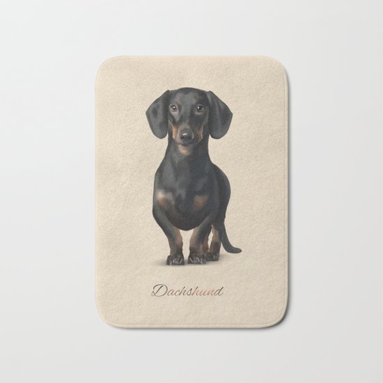 Dachshund Bath Mat