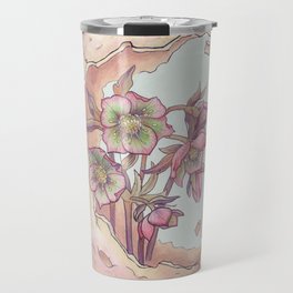 The hellebore (mint edition) Travel Mug