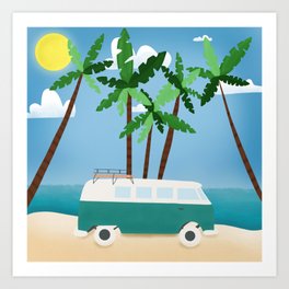 Summer Drive Art Print