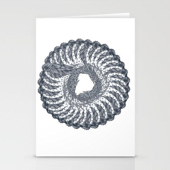 bird wreath Stationery Cards