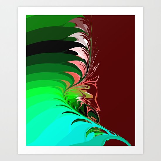 flower leafs Art Print