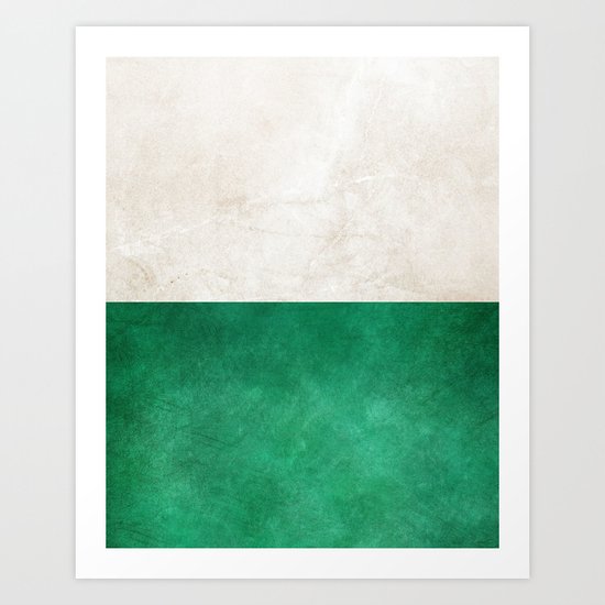 Pearl & Emerald #society6 #decor #buyart Art Print