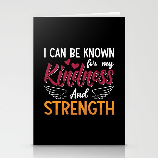 Mental Health Kindness And Strength Anxie Anxiety Stationery Cards
