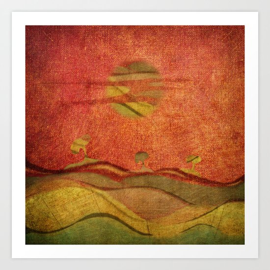 Cinnamon Trees Art Print