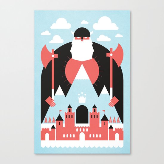 King of the Mountain Canvas Print