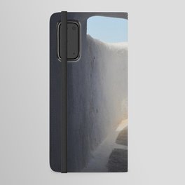 Pyrgos, Santorini | Greek tunnel inside a white building  Android Wallet Case