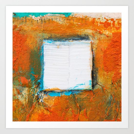 OPUS VARIAE II - Abstract mixed-media painting Art Print