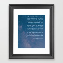 Stardust Framed Art Print