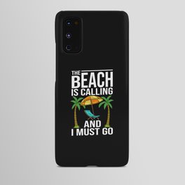 Retirement Beach Retired Summer Waves Party Android Case