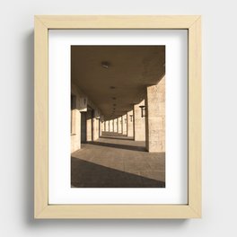Galery in the sun Recessed Framed Print