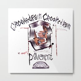 Pavement - Crooked Rain, Crooked Rain Metal Print | Indie, Cool, Shadylane, Pavement, Collage, Band 
