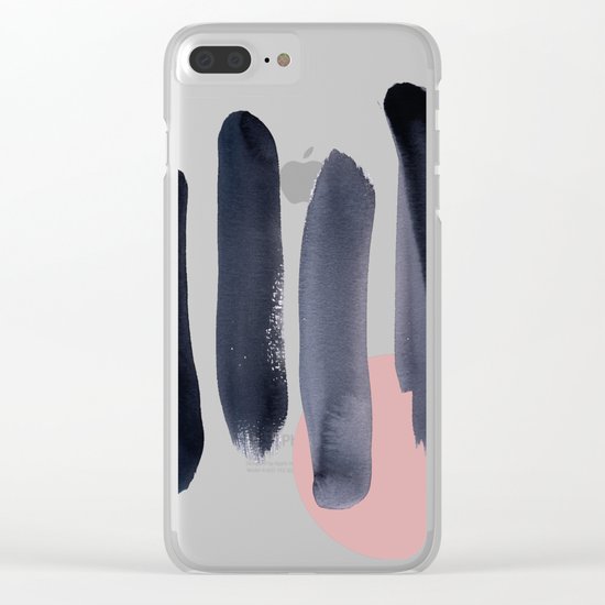 Minimalism 17 Clear iPhone Case