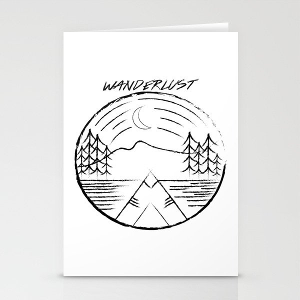Camping Stationery Cards