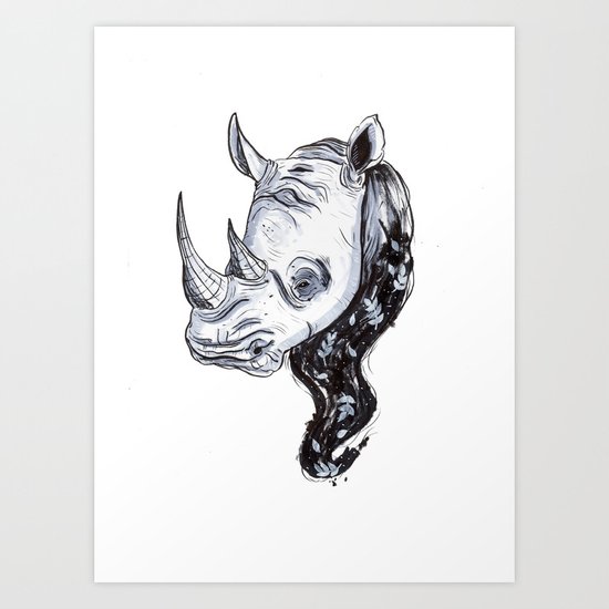 Rhinhost Art Print
