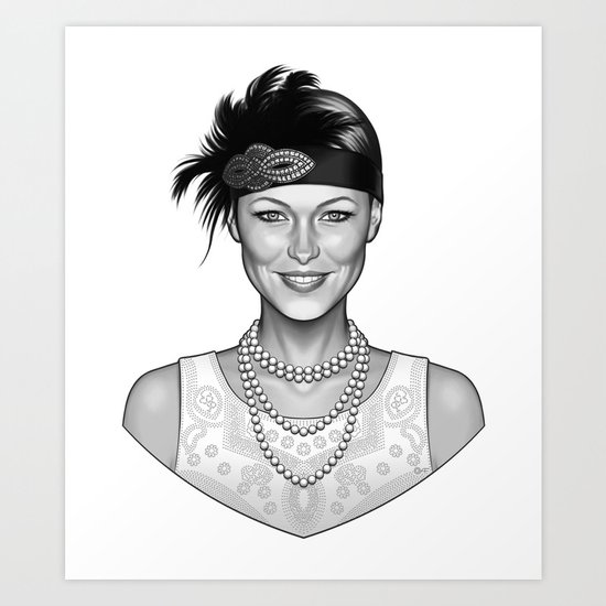 Emma's Charm Art Print