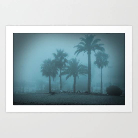Blue memories Art Print