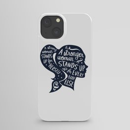 Strong Woman Feminist Feminism Protest iPhone Case