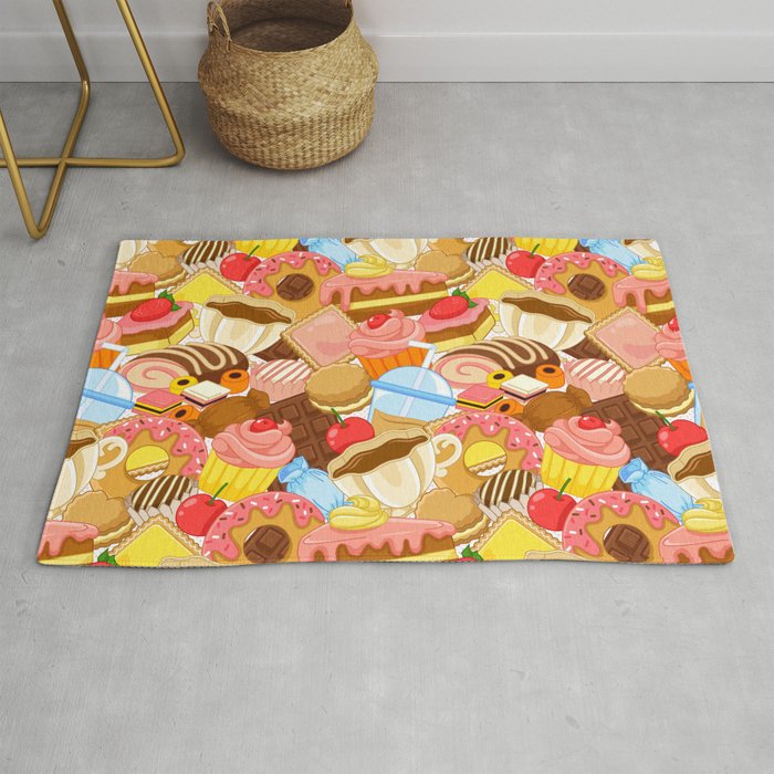 Wall of Cakes Rug