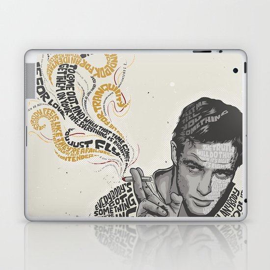 MARLON BRANDO - Quotes Art Laptop & iPad Skin