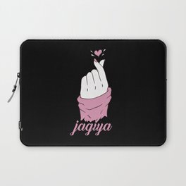Jagiya Korean Heart K Pop Love Heart Finger Laptop Sleeve