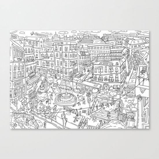 Budapest X Canvas Print
