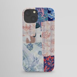 Vintage Floral Quilt  iPhone Case