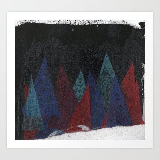 triángulos Art Print