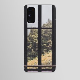 Window to the Forest and Fog | PNW Nature Android Case