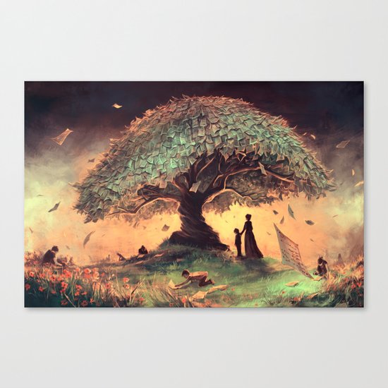 Follow our rules Canvas Print