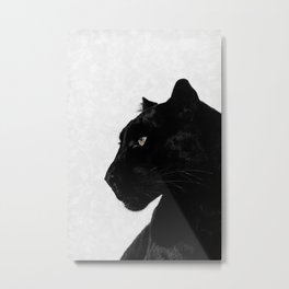 Black Panther Metal Print