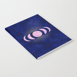 Phases of the Moon, Rose Gold Notebook