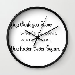 You Think You Know Wall Clock
