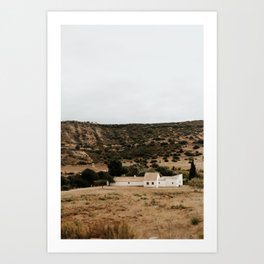 "Somewhere in the middle of nowhere" | Spain travel photography Art Print