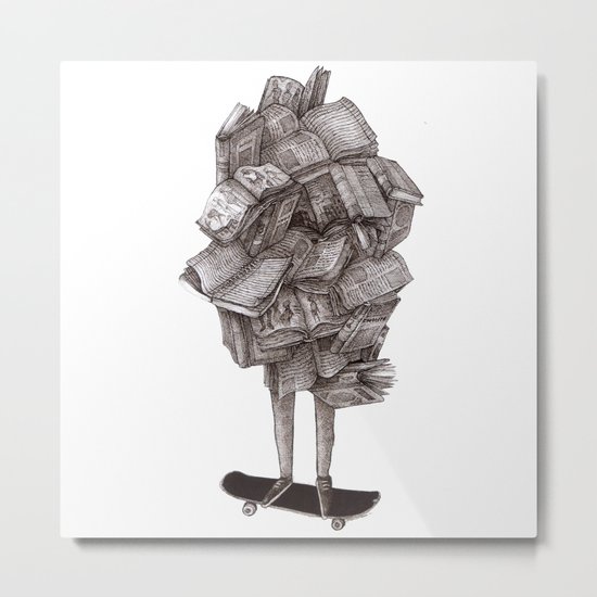 no time to skate Metal Print