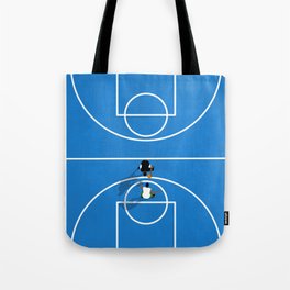 Shooting Hoops | Basketball Court Tote Bag