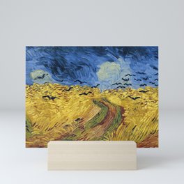 Wheatfield with Crows by Vincent van Gogh Mini Art Print